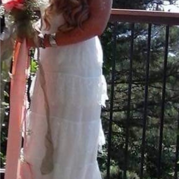 Free People Boho Maxi Dress Size 6 - Picture 6 of 7